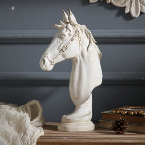 Estilos Vintage Forma de caballo Decoración Home Art Decor Accesorios de escritorio de alta calidad para el hogar - Product Image 4
