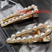 Épingles à cheveux en acier inoxydable personnalisables, ressorts de torsion en forme de V utilisés comme divers accessoires pour épingles à cheveux et pinces requin.