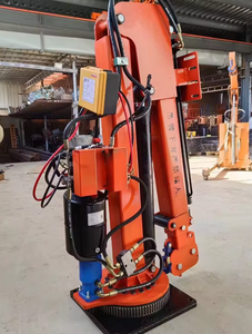 Grue hydraulique mobile à haute efficacité du treuil 1-2Ton avec télécommande pour la construction de véhicules - Product Image 3