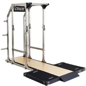 Commercial Strength Training Equipment For Gym Power Rack Squat Power Cage With Weightlifting Platform