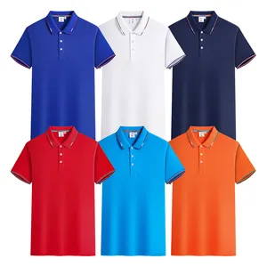 AI-MICH Großhandel Custom Logo Blank Polo Shirt Bio Weiß Herren Übergroße Athletic Plain Polyester Polo Shirt