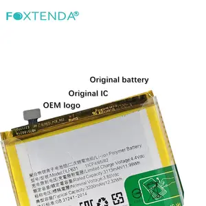 电池离子锂更换原装电池BLP631 3200毫安时手机数字电池，适用于oppo F3/F5/F7/A73/A77 BLP631