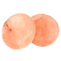Pierres de massage au sel de l'Himalaya, pierre naturelle chauffante pour spa, pierre énergétique chaude, cristal de sel pour le visage, bain de sel et savon de massage