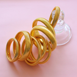 Muslimplain ring bracciale in acciaio inossidabile advanced sense wide elastic stacked wholesale - Product Image 3