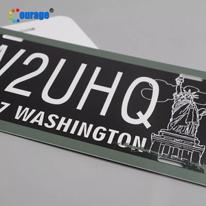 Plaque d'immatriculation de Sublimation vierge de voiture de <span class=keywords><strong>camion</strong></span> en aluminium Double face de 1mm - Product Image 5