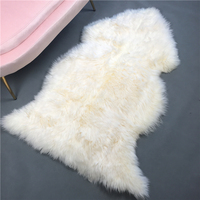 Tapis en fourrure de mouton entier pour lit, vente en gros