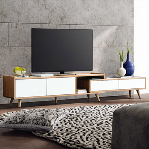 Soporte de gabinete de <span class=keywords><strong>Tv</strong></span> de madera moderno de 1,8 M de alta calidad, suministro directo de lujo, soporte de <span class=keywords><strong>TV</strong></span> blanco moderno para Hotel, hogar, sala de estar, gabinete de <span class=keywords><strong>TV</strong></span> - Product Image 6