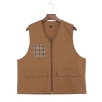 Débardeur en toile sans manches personnalisable pour homme, style patchwork