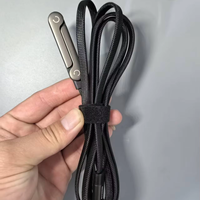 Câble de charge rapide TUTI Best Sellers 240W, câble de données tressé, type-C vers USB, avec support de téléphone pour téléphone