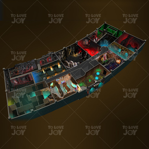 Nhà máy tùy chỉnh đáng sợ Bộ Xương buồng thoát Halloween quy mô lớn ngôi nhà ma ám - Product Image 6