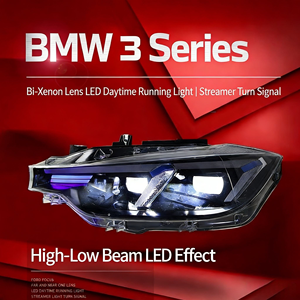 AURON Signal LED Headlights New Plug & Play Daytime Touring 6000K 6000 Lm 36W Retrofit Upgrade for 3 Series F30 F35 12V - Product Image 3