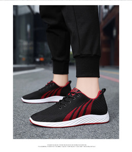 Hot Adult Sporty Sneakers para hombres Casual Outdoor Sports Shoes Slip-On Fabric Diseño transpirable para Primavera Verano otoño Moda - Product Image 5