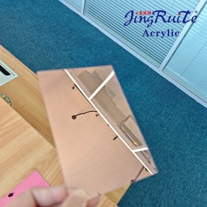 Electric Champagne Gold <strong>Mirror</strong> <strong>Acrylic</strong> Panel 1mm-5mm Weather Resistant for Modern Art &amp; Outdoor Installations - Product Image 3