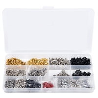 OKYN251030-105 Kit de 502 Tornillos para Caja de Ordenador, Soportes de Placa Base y Herrajes de Montaje para Construcción y Reparación de PC