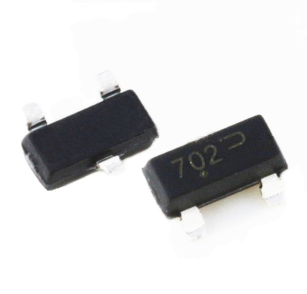 N-Channel 60V SMD Transistor 702 2N7002KT1G 60V SOT23-3 60V Electronic Components