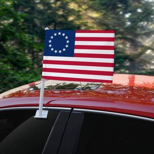 Изготовленный на заказ твердый и надежный Автомобильный флаг размером 12x18 с национальным рисунком - Product Image 3