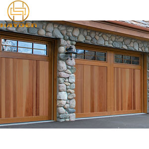 Portes <span class=keywords><strong>de</strong></span> <span class=keywords><strong>garage</strong></span> sectionnelles électriques personnalisées à isolation thermique et grain <span class=keywords><strong>de</strong></span> bois pour villa - Product Image 2