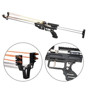 Resortera Telescópica <span class=keywords><strong>de</strong></span> Metal <span class=keywords><strong>de</strong></span> Alta Calidad con Vara Larga y Mira Láser, <span class=keywords><strong>Potente</strong></span> Arco para <span class=keywords><strong>Caza</strong></span> al Aire Libre y Tiro <span class=keywords><strong>de</strong></span> Larga Distancia - Product Image 6