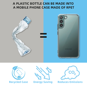 <span class=keywords><strong>Funda</strong></span> para Teléfono con Carga Inalámbrica, Anti-Amarilleo, Transparente, Biodegradable, Ecológica, de Plástico Reciclado con Iones de Plata, para <span class=keywords><strong>iPhone</strong></span> 13 - Product Image 2