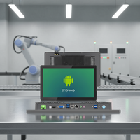Ordinateur tactile industriel Android Huiyuan - 11,6 pouces, IP65, étanche, PC de bord RK3568, résolution 1920x1080, tactile 10 points