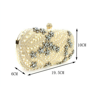 Bolsos <span class=keywords><strong>de</strong></span> <span class=keywords><strong>Mano</strong></span> <span class=keywords><strong>de</strong></span> Poliéster Sólido Hechos a <span class=keywords><strong>Mano</strong></span> <span class=keywords><strong>de</strong></span> Moda <span class=keywords><strong>para</strong></span> Mujer, Bolsos <span class=keywords><strong>de</strong></span> Noche con Cuentas Vintage <span class=keywords><strong>para</strong></span> <span class=keywords><strong>Bodas</strong></span> y Fiestas - Product Image 5