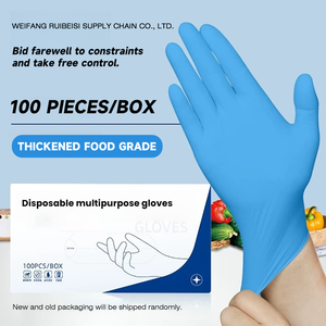 Guantes Industriales Desechables Negros Resistentes a Químicos, para Mecánicos, <span class=keywords><strong>Tatuajes</strong></span>, Salones <span class=keywords><strong>de</strong></span> Belleza, Mantenimiento <span class=keywords><strong>Automotriz</strong></span>, Multiusos - Product Image 5