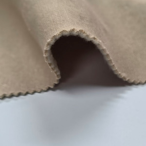 Vải áo hoodie, áo sweatshirt chất liệu <span class=keywords><strong>CVC</strong></span> chải kỹ, màu tùy chỉnh, 260GSM, 60% cotton, 40% polyester, chất liệu vải nỉ Pháp - Product Image 4