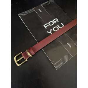 Cinturón de Cuero Genuino para Mujer, Hebilla Rectangular de Color Sólido, Cinturón Casual de Piel de Vaca - Product Image 2