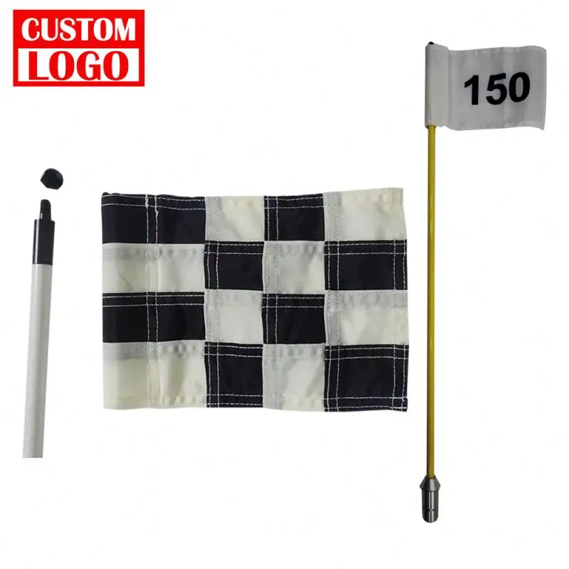 Outdoor Club Werbung nummeriert Golf Flags Golf Flagge mit Pole Stick Set