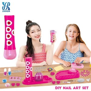 JH Kids-Kit de esmalte de uñas 3 en 1, no tóxico, purpurina, <span class=keywords><strong>para</strong></span> salón de belleza, regalo de <span class=keywords><strong>cumpleaños</strong></span> - Product Image 2