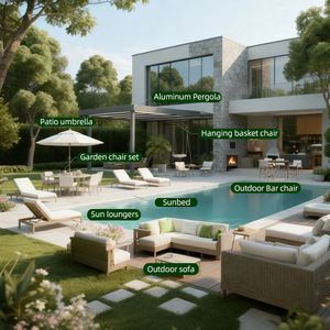 <span class=keywords><strong>Tumbona</strong></span> de <span class=keywords><strong>Playa</strong></span> Nórdica de Alta Gama, Personalizable, Resistente al Agua, para Jardín, <span class=keywords><strong>Playa</strong></span> o Piscina, Fabricada en Ratán Sintético y Aluminio - Product Image 4