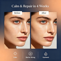 Produits de soin coréens Private Labe, soin réparateur léger, hydratant, apaisant, absorption rapide, traitement du visage pour peaux sèches et stressées