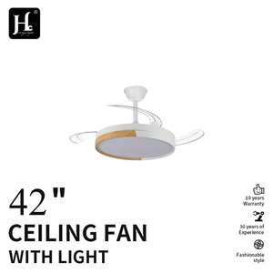 High-quality modern DC motor silent <b>remote</b> <b>control</b> 42-inch 3-leafe bedroom <b>light</b>-emitting diode with <b>light</b> invisible <b>ceiling</b> fan - Product Image 2