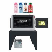 Impresora UV LED Plana A3 de Fabricación Locor, Impresora UV DTF, Máquina Plotter para Imprimir Pegatinas, Precio de la Impresora