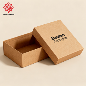 Baoren Comercio electrónico lujo magnético ropa vestidos zapatos calcetín piel envío caja embalaje con logotipo venta al por mayor caja misteriosa ropa - Product Image 1