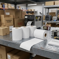 Vente Directe Usine Papier Thermique pour Imprimante de Reçus 80mm 57mm Rouleau de Papier Caisse Enregistreuse pour POS/ATM