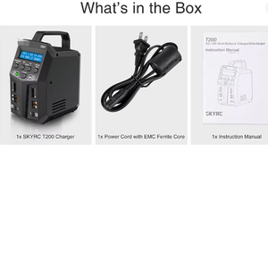 Chargeur/déchargeur double pour batterie Lipo AC/DC T200 T400 T100 pour drone Traxass RC, charge rapide - Product Image 4