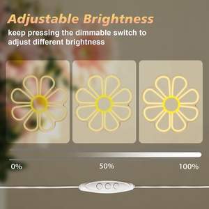 บอร์ดอะคริลิค IP65ป้ายนีออนประกายวันเกิดพร้อม USB 5V แบบหรี่แสงได้สำหรับงานปาร์ตี้และบาร์ตกแต่งก๊าซเฉื่อย - Product Image 4