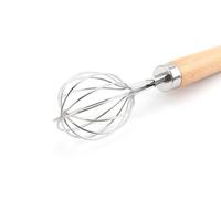 RONG DE Fouet manuel en acier inoxydable pour la pâtisserie, avec manche en hêtre, compatible lave-vaisselle, vente en gros