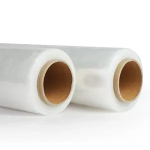 Factory Price Lldpe Stretch Film <b>Plastic</b> Transparent <b>Wrap</b> Film Roll China Packaging Industrial Stretch Film - Product Image 5