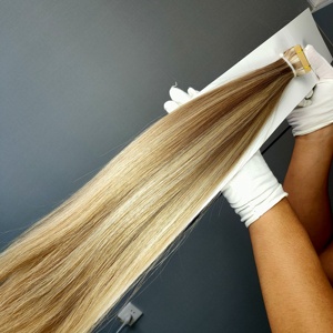 Extensions de cheveux naturels Remy 100% alignées sur les cuticules, vierges, russes, en gros, de la marque Dragonbeauty Factory. - Product Image 4