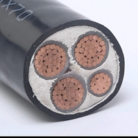 Câble d'alimentation industriel YUWAN YJV4*16+1*10 450V basse tension, en cuivre pur toronné, gaine PVC, ignifuge classe C pour bâtiment