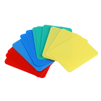 YH Carte de coupe en plastique de casino pas cher Ultra mince 4 couleurs disponibles Carte de coupe de poker en PVC