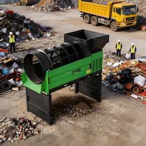 Crible mobile à tambour pour l'extraction d'or et les déchets de construction |   Tamis rotatif à tambour 20-40t/h - Product Image 3