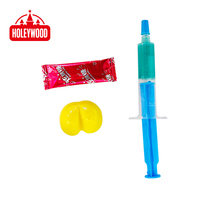 Holeywood 18g Bonbons liquides fruités aromatisés comme du pop-corn dans une boîte certifiée halal Nouvelle et passionnante expérience de bonbons!