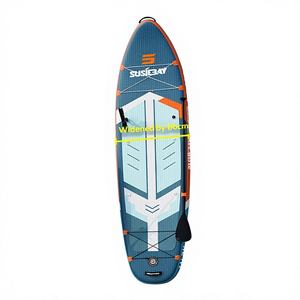 Planche à pagaie gonflable Blueko pour la course et le skateboard aquatique, pour adultes, facile à plier et à ranger, adapté à diverses zones aquatiques - Product Image 1