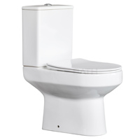 WC en céramique à double chasse, style européen, petit format, avec siphon en P, économie d'eau, vente en gros
