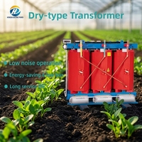 Transformateur de puissance de type sec IP20 IP23 100kVA 2000kVA Triphasé 10kV 11kV 480V Sortie 50/60Hz Intérieur Extérieur