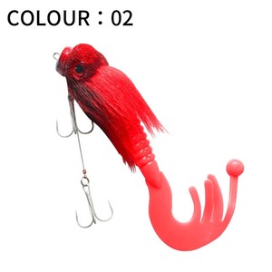 30cm 80g nuovo prodotto cervi pelliccia PVC topo finto esca <span class=keywords><strong>pesca</strong></span> in mare esca di simulazione di richiamo in barca d'altura <span class=keywords><strong>pesca</strong></span> - Product Image 5