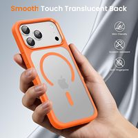 Coque de téléphone magnétique pour iPhone 18 Pro, couleur macaron, anti-traces de doigts, antichoc pour iPhone 18 17 16 Pro Max